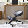 thumbnail image 3 of Jomeed Chaise de Bureau Ergonomique Réglable à Genoux avec Siège Incliné, Noir, 3 of 12