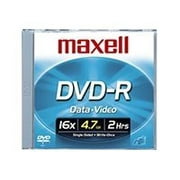 MAXELL DVD-R WRITE ONCE 10pk 4.7GB/16X JEWELCASE
