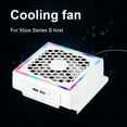thumbnail image 3 of Ventilador de refrigeración LED 3 engranajes ajustable 5V 2.4A FLhrweasw para Xbox Series S Azul, 3 of 9