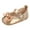 Gold, variant on Otqutp Casual Shoes for Baby Spring Summer Children Toddler Girls Shoes Princess Shoes Flat Bottom Light Buckle Comfortable Cute Bow Shoes