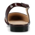 thumbnail image 4 of Journee Womens Daphnne Sling Back Pointed Toe Flats, Widths Available, 4 of 10