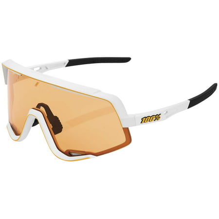 100% Glendale Sunglasses Persimmon Soft Tact Off White