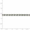 thumbnail image 2 of Auriga Fine Jewelry 925 Sterling Silver 4.25mm Diamond-cut Rope Chain Necklace 26inch for Women, 2 of 6