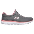 thumbnail image 1 of Tenis SKECHERS Mujer Wide Fit Transpirables gris 24, 1 of 6