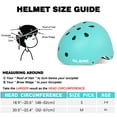 thumbnail image 5 of Glerc Kids Helmet for 8-16 Years Old Child and Toddler, M Size Mint Green, 5 of 10