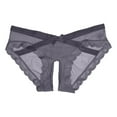 thumbnail image 3 of WILLBEST Womens Cotton Underwear Plus Size Hi Cut and Alluring Transparent Lace Embroidered Open Back Briefs for Wear Breathable Unbeatable Softness Sensational, 3 of 3