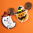 thumbnail image 3 of Zeus 50Pcs Halloween Pumpkin Ghost Print|Lollipop Paper Cards Holder Decor, 3 of 7