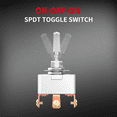 thumbnail image 4 of 50A 12V DC Heavy Duty Toggle Switch R13-401-103 Car Toggle Switch Car Modified High Current Toggle Switch, 4 of 6