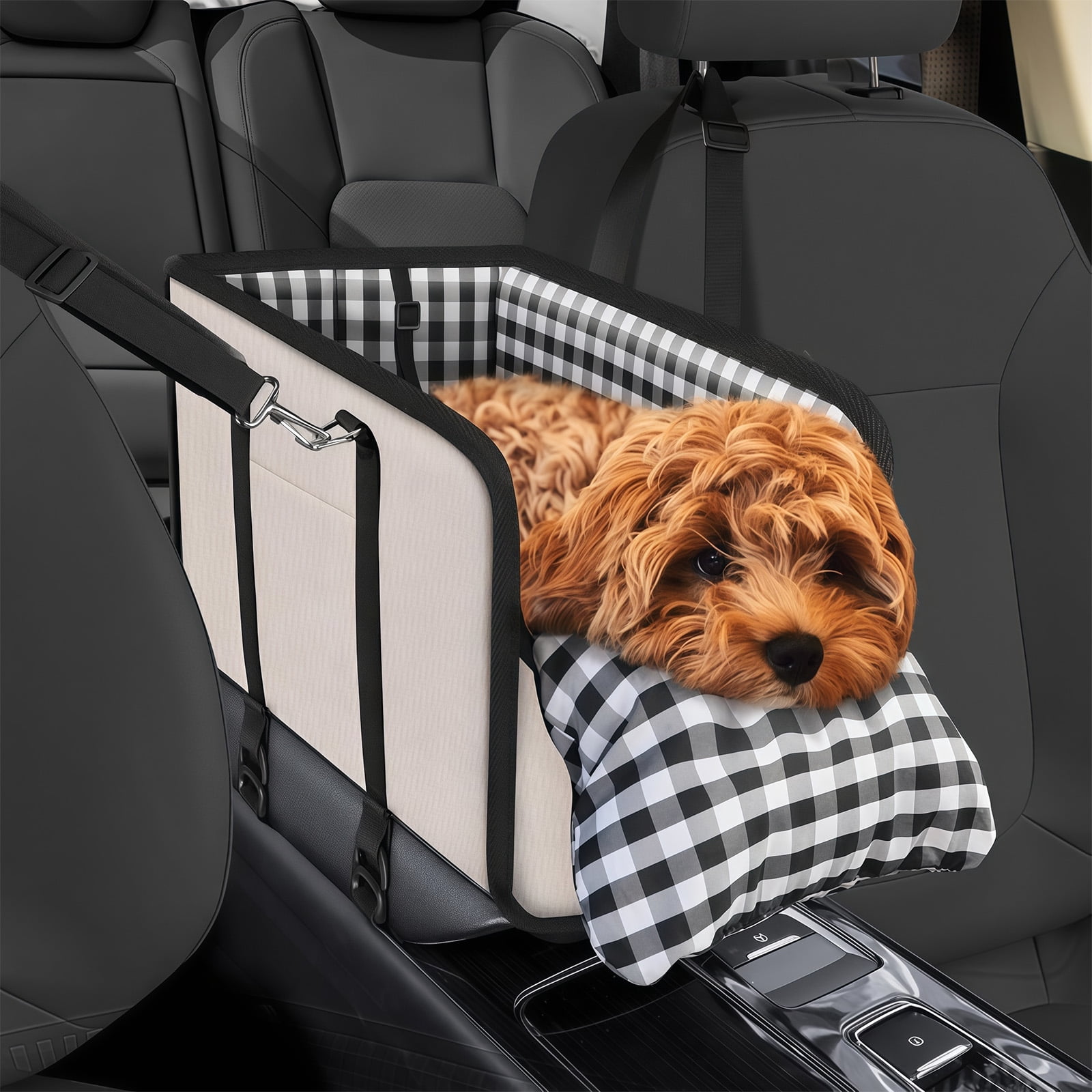Multi Functional Pet Car Seat Featuring Slip Proof Design And Spacious Interior For Comfort