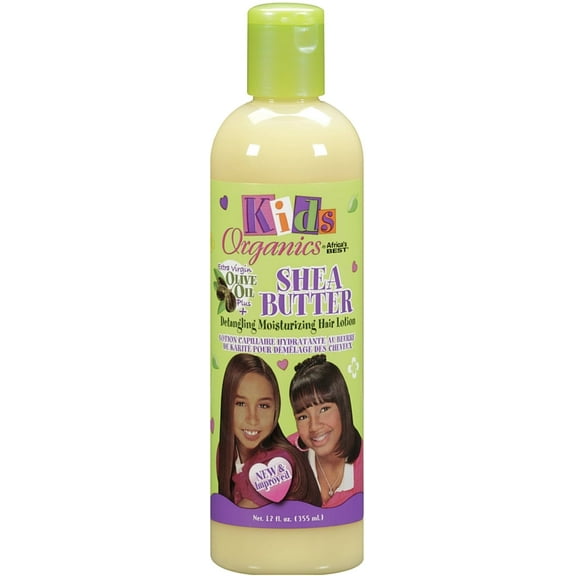 Africa's Best Kids Organics Shea Butter Detangling Moisturizing Hair Lotion 12 oz (Pack of 4)