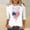 Multicolor, variant on Cavosen Patriotic Shirts for Women 4th of July 3/4 Sleeve Crew Neck Shirts American Flag Print Shirts Lady XL Red White and Blue Casual Tops Funny Patriotic Tunic Tees 2025 Patriotic Blouses