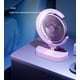 thumbnail image 4 of Ventilador de Escritorio USB Recargable Portátil, Ventilador Pequeño de Mesa Ideal para Oficina, Viajes, Hogar, Dormitorio Color púrpura ShuxiuWang  1327537036388, 4 of 5