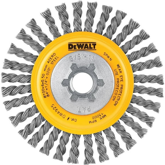 DEWALT Wire Wheel, Stringer Bead, 4-Inch DW4925