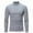 Gray, variant on Fesfesfes Long Sleeve Shirt Mens Fall Winter Pure Color Turtleneck Long Sleeve T-shirt Top Blouse Sale Items