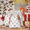 thumbnail image 6 of Honeii Bbaseball Dog Print Small Burlap Bags,Christmas Drawstring Treat Bags Gift Bags Reusable Candy Goodie Wrapping Bags for Holiday Party Favors Supplies -Small, 6 of 9