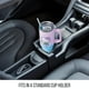thumbnail image 5 of Silver Buffalo Sanrio Hello Kitty and Friends con My Melody, Kuromi y Pompompurin Rainbow Ombre Vaso de acero inoxidable con asa y pajita, cabe en portavasos estándar, 40 onzas, 5 of 5
