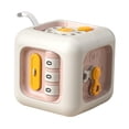 thumbnail image 1 of figatia 6 in 1 Activity Cube Toy, Interaction Toys, Preschool Play Centers for Kids Baby Pink, 1 of 9
