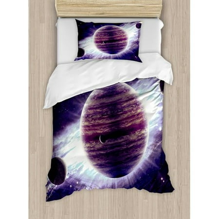 Ambesonne Galaxy Duvet Cover Set Walmart Com