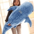 thumbnail image 2 of Stuffed Animal Big Rag Doll Cushion Cartoon Blue Child Throw Pillow Action Figure, 2 of 4