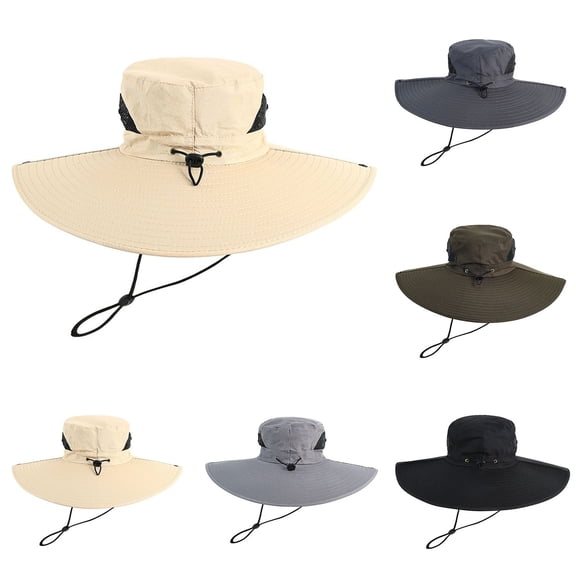 Shadoumai Women Super Wide Brim Sun Hat UPF50 Waterproof Bucket Hat for Fishing, Hiking, Camping