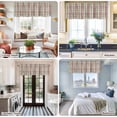thumbnail image 5 of Buffalo Plaid Farmhouse Short Window Curtain Valances, Farmhouse Red Green Beige Check Gingham Rod Pocket Kitchen Valances for Living Room Bedroom Bathroom Cafe 54" x 18", 5 of 8