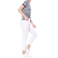 thumbnail image 4 of INSPIRE CHIC Women's Short Sleeve Contrast Cartoon Pet Print Tee Ringer T-Shirt Tops L Gray, 4 of 6