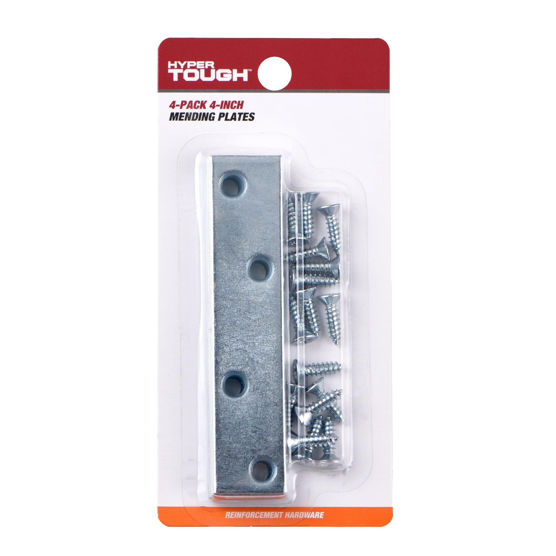 (3 pack) 4 in. Mending Plate, Zinc Plated (4 Pack)