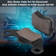 thumbnail image 4 of AMONIDA Disc Brake Pads, High Temperature Resistant Disc Brake Pads Set, Fit For AG100 Fit KLE ZZR250 ZXR250 Scooter KLE500, 4 of 8