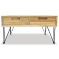 thumbnail image 5 of vidaXL Table Basse 80x80x40 cm Teck Massif, 5 of 5