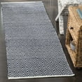 thumbnail image 2 of SAFAVIEH Boston Victoria Geometric Cotton Area Rug, Navy, 2'6" x 4', 2 of 8