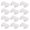 White, variant on Monyance Drawer Guide Brackets 12 Drawer Guides for Dressers Hutches(2.28X1.61X0.39Inches)