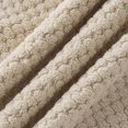 thumbnail image 3 of Kids Simple Solid Waffle Fleece Bathrobe Long Sleeve Shawl Lapel Design Two Front Pockets Cozy Night Robe, 3 of 6