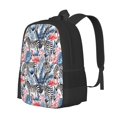 thumbnail image 2 of Daiia Flamingo And Zebra Backpack for Men and Women -Durable Backpack Large Capacity, Water-Resistant Bag with Adjustable Straps and Laptop Compartment, 2 of 9