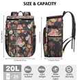 thumbnail image 3 of Travel Cooler Bag - Pioneer Flower Floral Print Pattern Camping Beer Cooler Backpack with Bottle Opener- Waterproof Insulated Picnic Backpacks - Cooler Bag for Beach, 3 of 6
