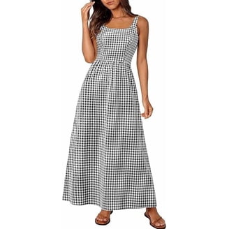 PRETTYGARDEN Women's Summer Maxi Dress Sleeveless V Neck Spaghetti Strap  Flowy Elegant Holiday Party Dresses - Walmart.com