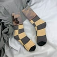 thumbnail image 5 of Fuzoiu Chess Board With Pawns Print Athletic Crew Socks for Men & Women,Casual Crew Socks,Above Ankle Crew Socks for Business, Casual, 5 of 6