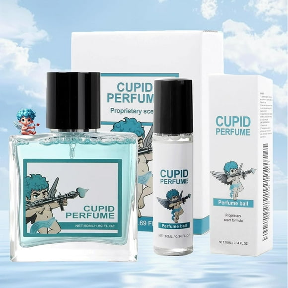 Cupid Cologne for Men,Cupid Hypnosis 2.0 Cologne Cologne for Men (Pheromone-Infused),Cupid Pheromone Cologne For Men,50ml+10ml Travel Set Radiate confidence (50ml+10ml)