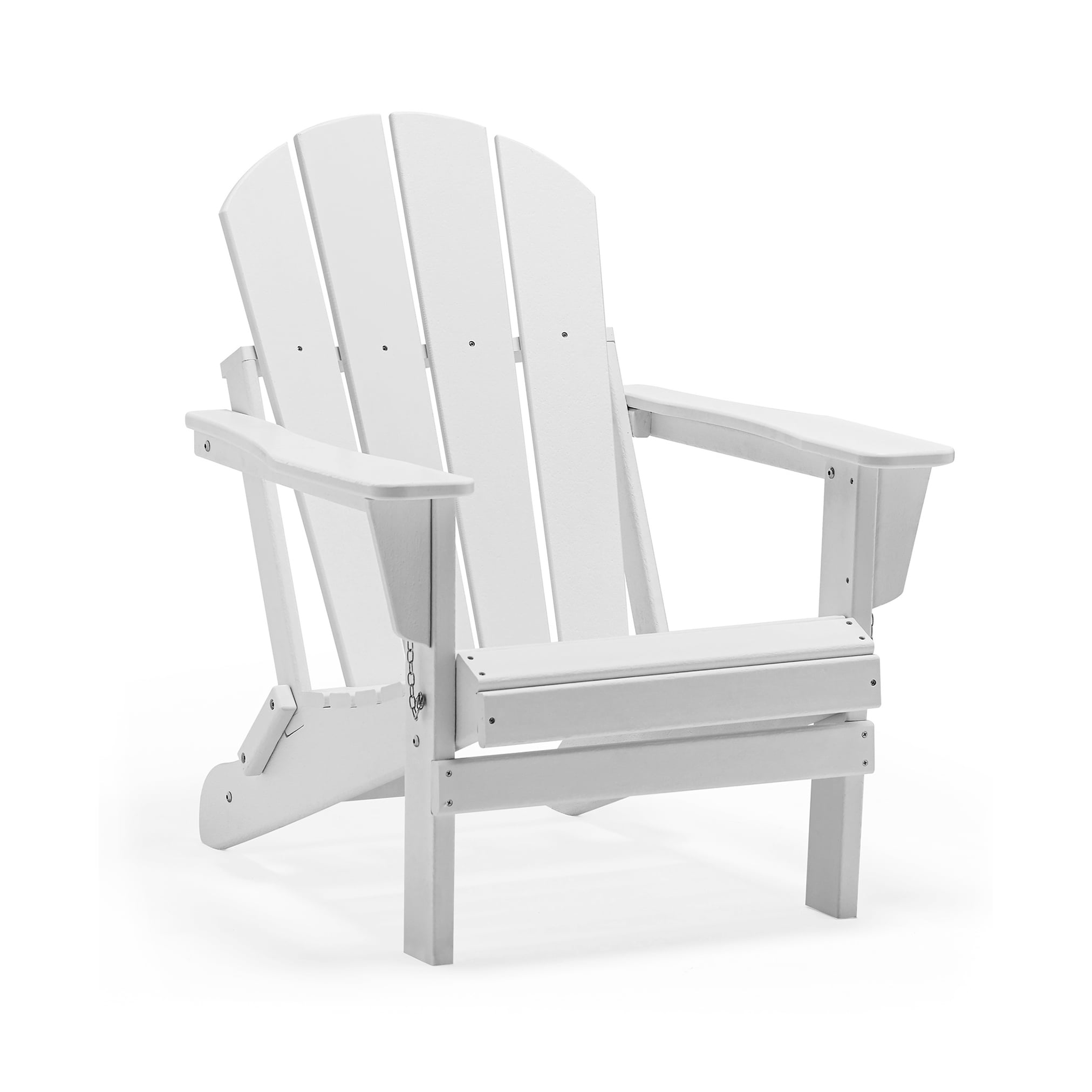 PORCHSIDE Outdoor Folding Adirondack Chair (Set of 2), White
