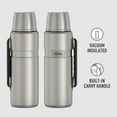 thumbnail image 3 of Thermos Stainless King Vacuum Insulated Beverage Bottle, Matte Stainless Steel, 40oz, 3 of 7