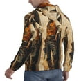 thumbnail image 6 of Xecao Vintage Style Elk Pattern Men's Adult Pullover Hoodie,Hooded Sweatshirt-Medium, 6 of 7