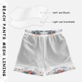 thumbnail image 3 of FORMRS Boys Swim Trunks Quick Dry Mesh Liner Boardshorts Sizes XS-XL, Blue Abstract Pattern, 3 of 7