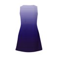 thumbnail image 7 of Under $20 Summer Dresses Plus Size, Women's Summer Fashion Printing Pocket Sleeveless V-Neck Dress(Purple,XL), 7 of 7