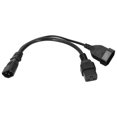 thumbnail image 2 of Extensión del cable de Alimentación C14 A C19+EU, Cable de Extensión del Cable de Alimentación Del Divisor y Impermable y Conexión Confiable Seguridad Resistente Al Calor, 2 of 7