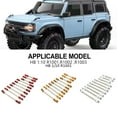 thumbnail image 3 of Xingzhi 10pcs Wheelbase Steering Link Rod Set For 1/10 R1002 RC Car Accessories Black, 3 of 6