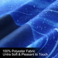 thumbnail image 5 of REGALWOVEN Twin 3 Pieces Galaxies White Blue Comforter Set All-Season Down Quilted Set, 5 of 6