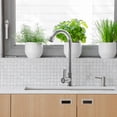 thumbnail image 3 of 1Pcs Easy-to-Operate Single Lever ABS Kitchen Sink Accessories 13.8x5.9x2.0in, 3 of 9