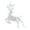 D, variant on Matoen Hanging Reindeer Ornament Crystal Acrylic Holiday Reindeer Figurines Deer Clear Christmas Ornaments for Christmas Tree Indoor Home Decoration