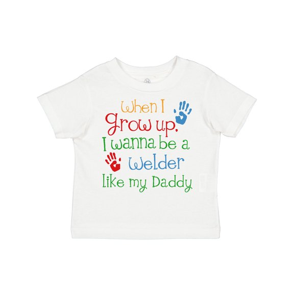 Inktastic Welder Like Daddy Boys or Girls Toddler T-Shirt