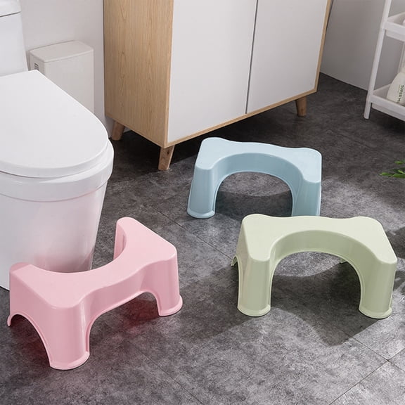XiYing Toilet Step Stool for Squatting Posture, Detachable & Stackable Design, Bathroom Footrest for Adults, Plastic, 15.35X10.24X6.69 Inches, 1-Pack