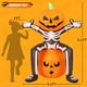 thumbnail image 5 of COMIN Cabeza de Calabaza Esqueleto de Calavera Inflable de Halloween de 5 pies con LED incorporados Decoración de Patio para Fiestas navideñas en Interiores, Exteriores, Patio, jardín, césped, 5 of 5
